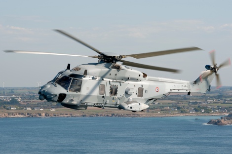 Airbus-built NH-90 NFH Caïman helicopter can operate aboard Mistral-class ships. Image Credit: Wikimedia Commons.